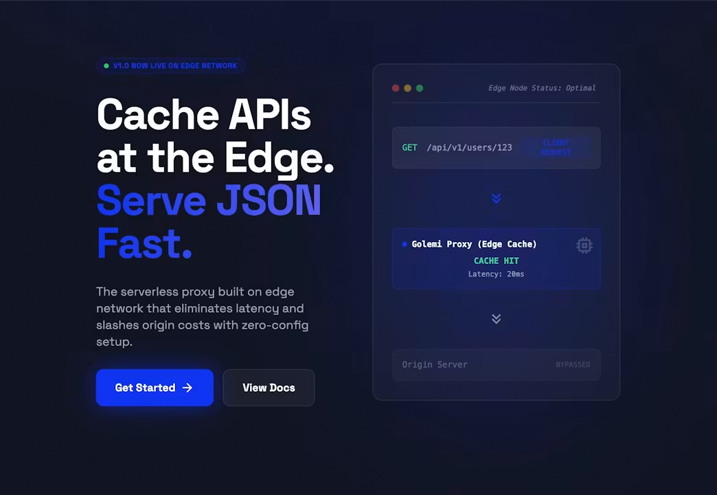 Golemi Proxy - Cache API Ngay Tại Edge